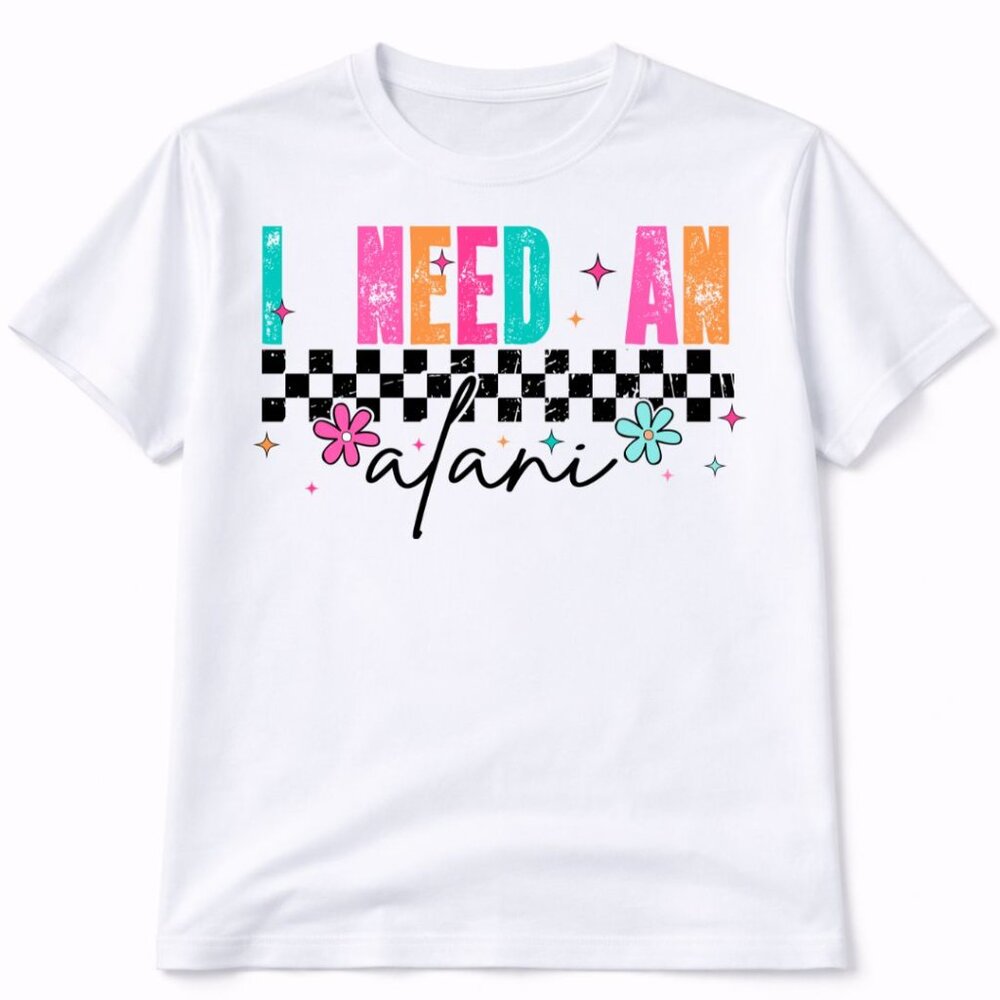 Alani Graphic T Shirt Trendy Western Style Tee Women Gifts White